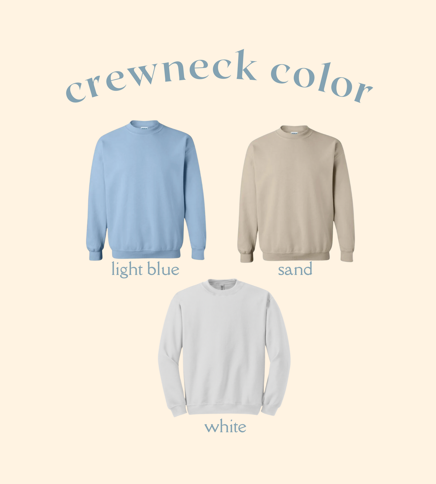 hamptons embroidered crewneck