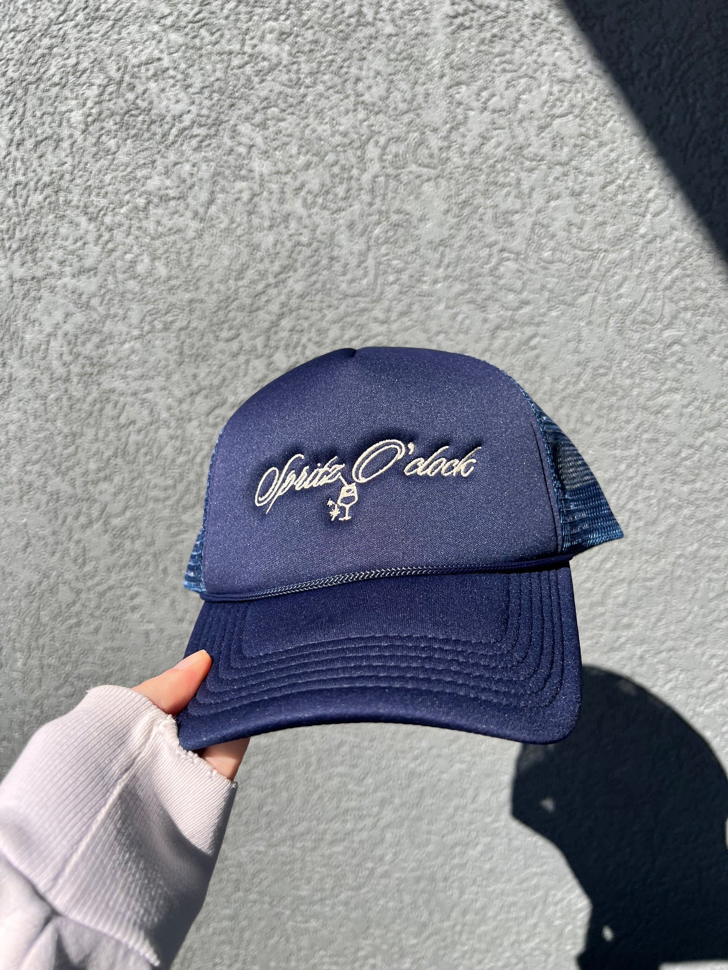 spritz o'clock trucker hat