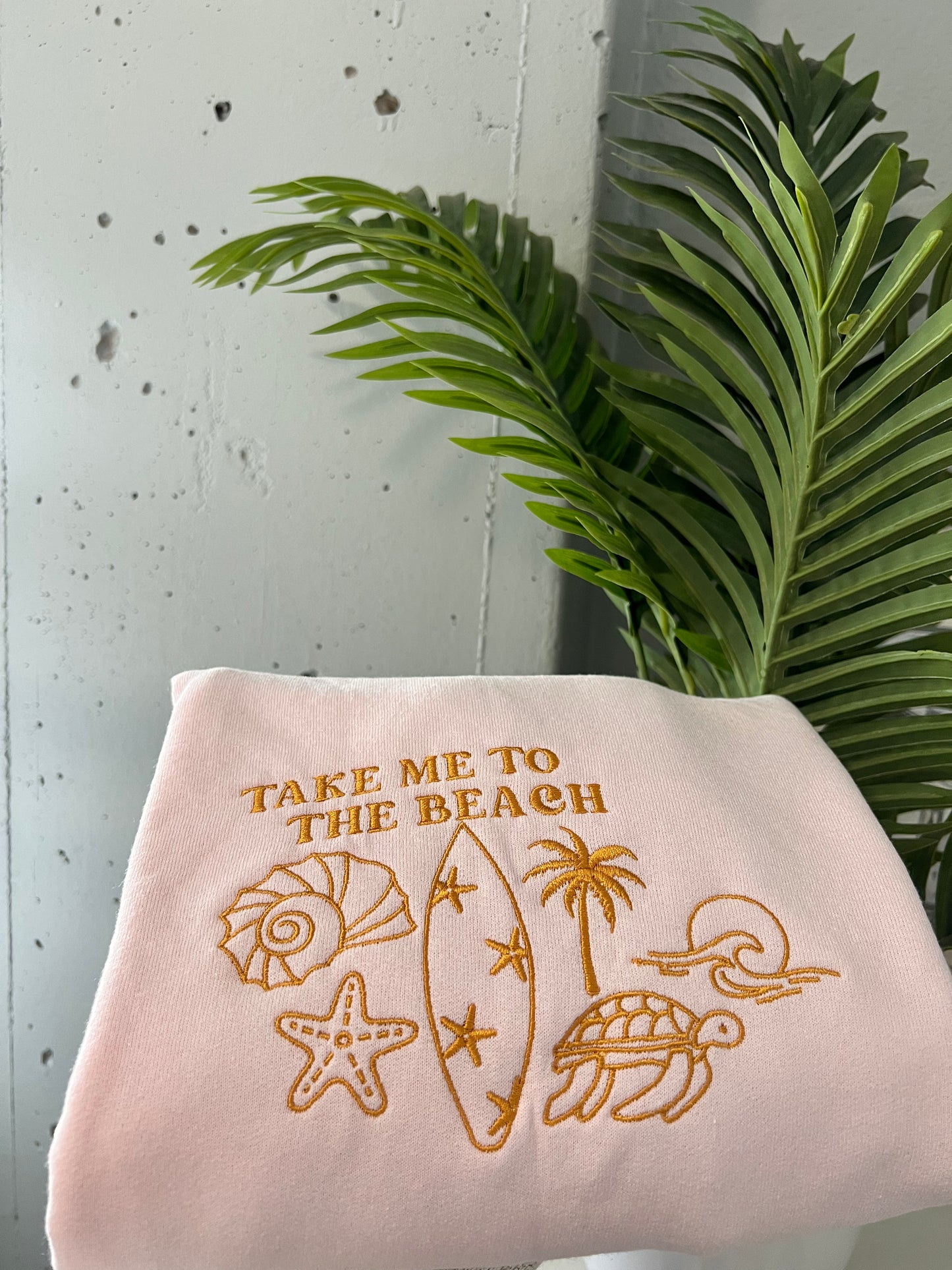 take me to the beach crewneck