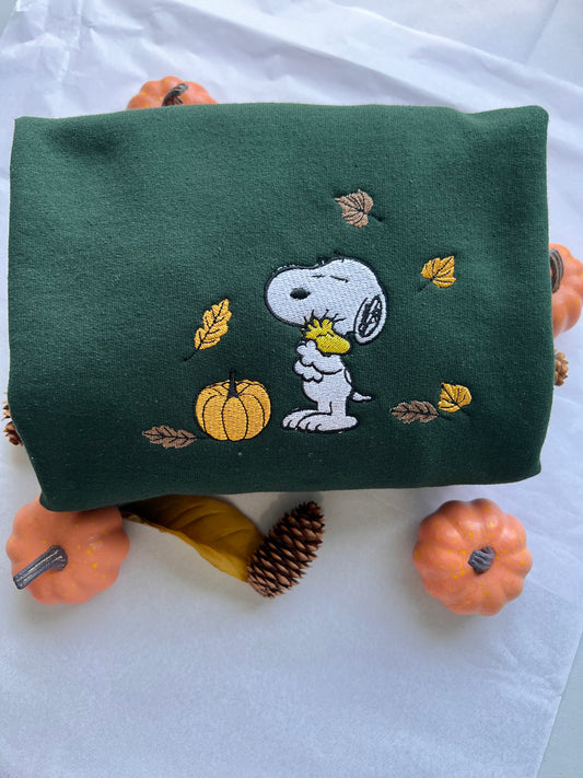 autumn dog sweatshirt