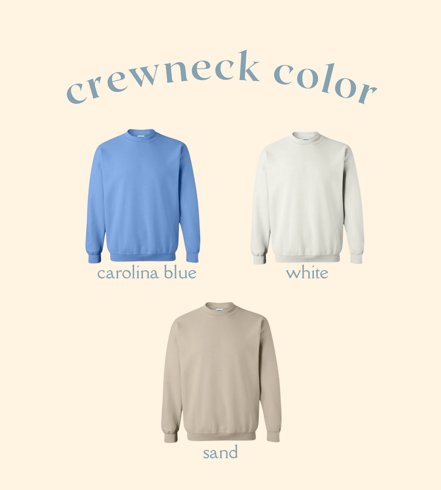 outer banks embroidered crewneck