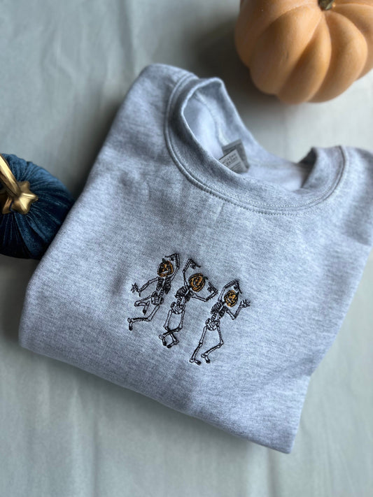 dancing skeleton sweatshirt
