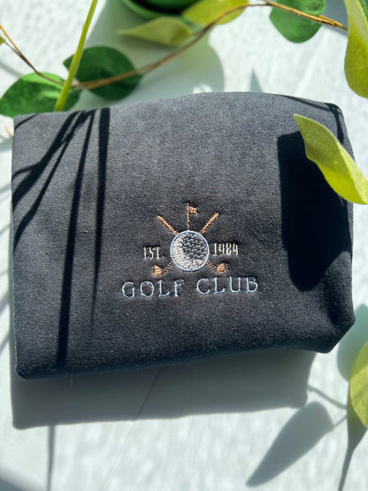 golf vintage embroidered crewneck