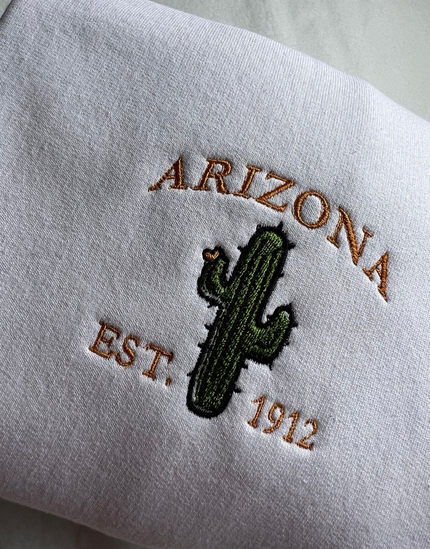 arizona embroidered crewneck