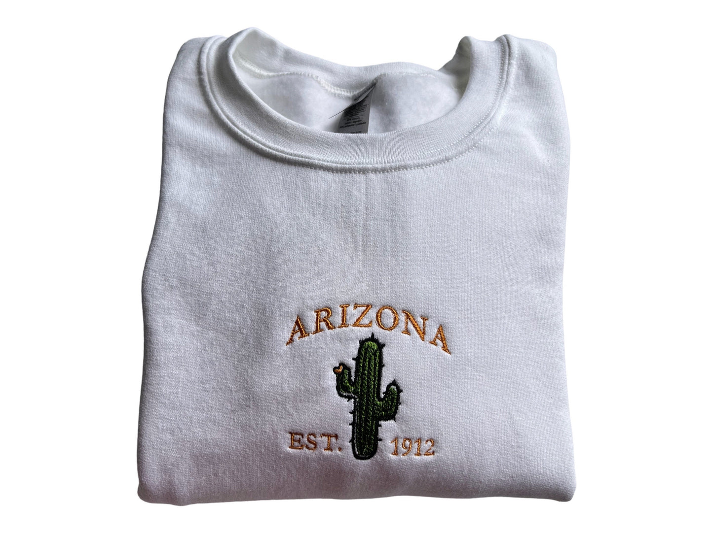 arizona embroidered crewneck