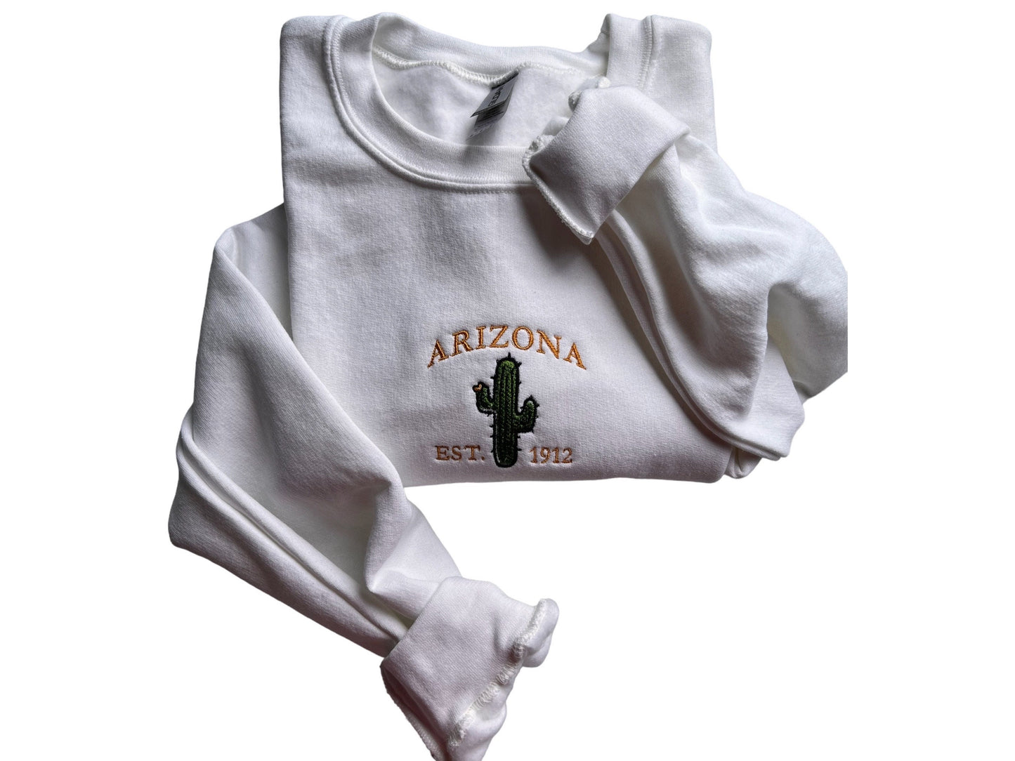 arizona embroidered crewneck